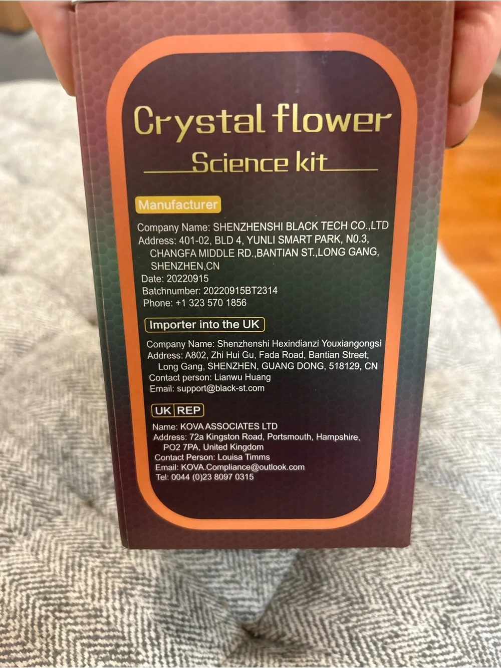 Crystal Flower Science Kit for Kids - Colorful DIY STEM Activity- NEW in box